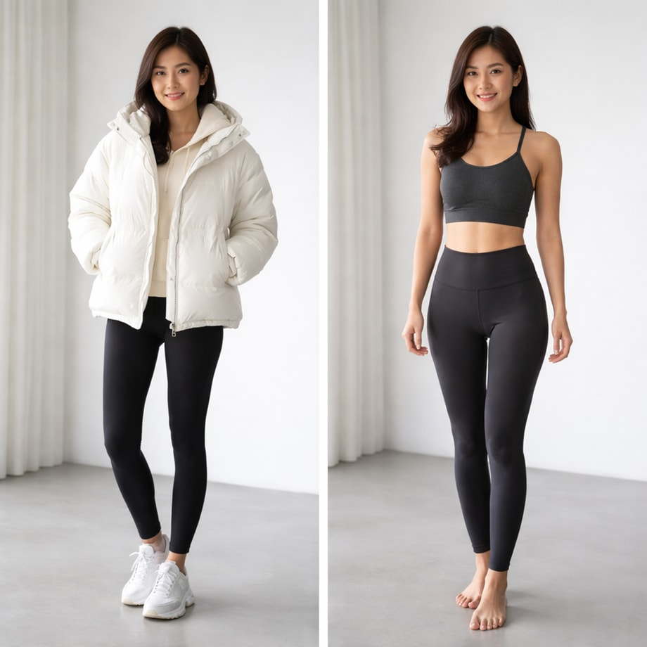 poor example (left) vs. ideal example (right)