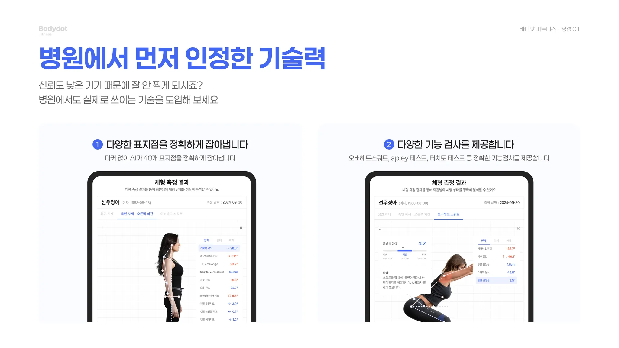 AI체형분석기에 탑재된 AI 기술력 
