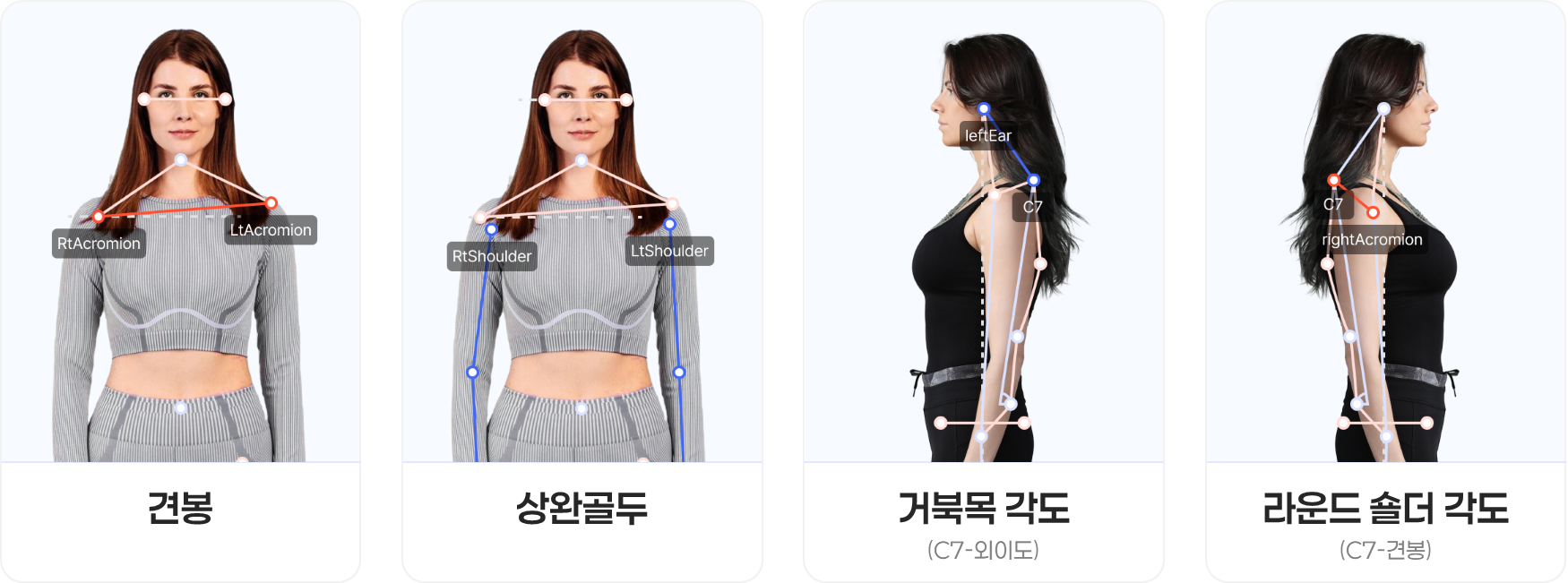 바디닷에서 제공하는 AI 모델 예시