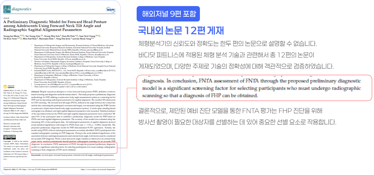 체형 분석 관련 논문