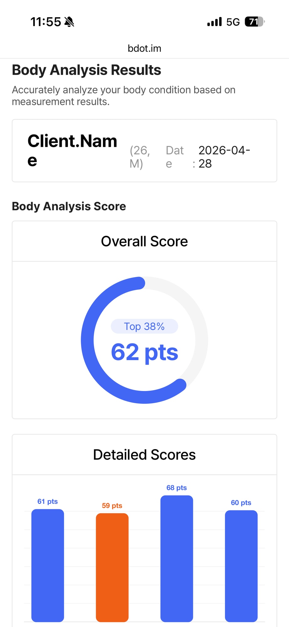 Report Example on Mobile