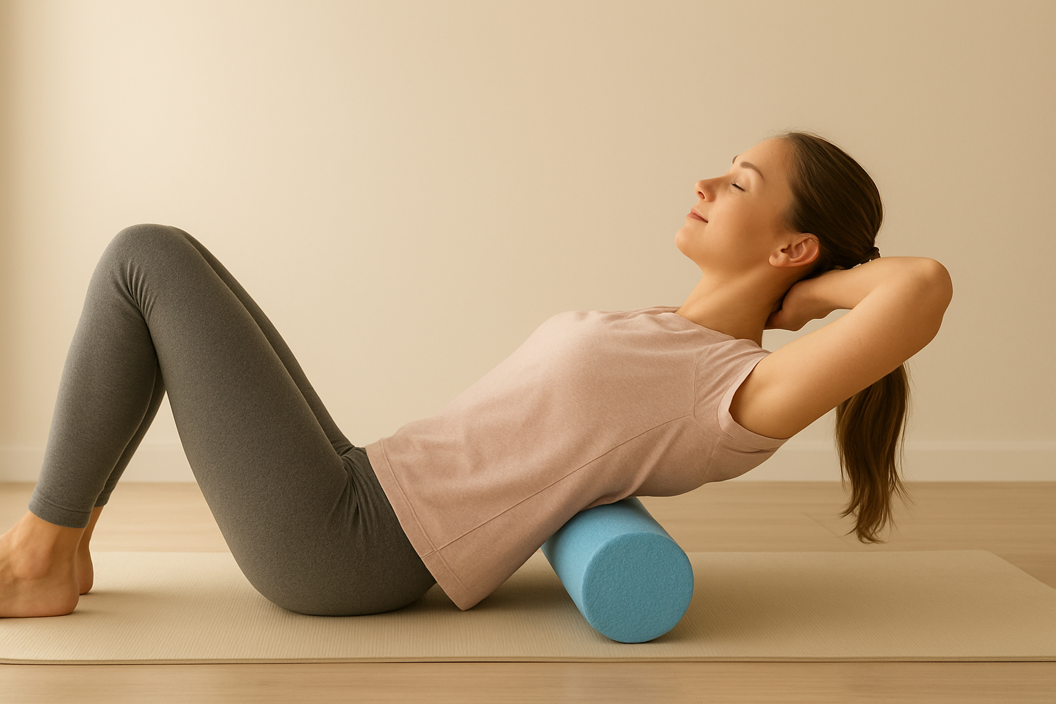 폼롤러 흉추 스트레칭