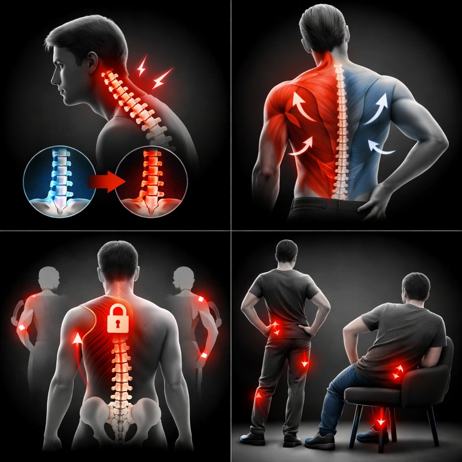 잘못된 자세와 통증