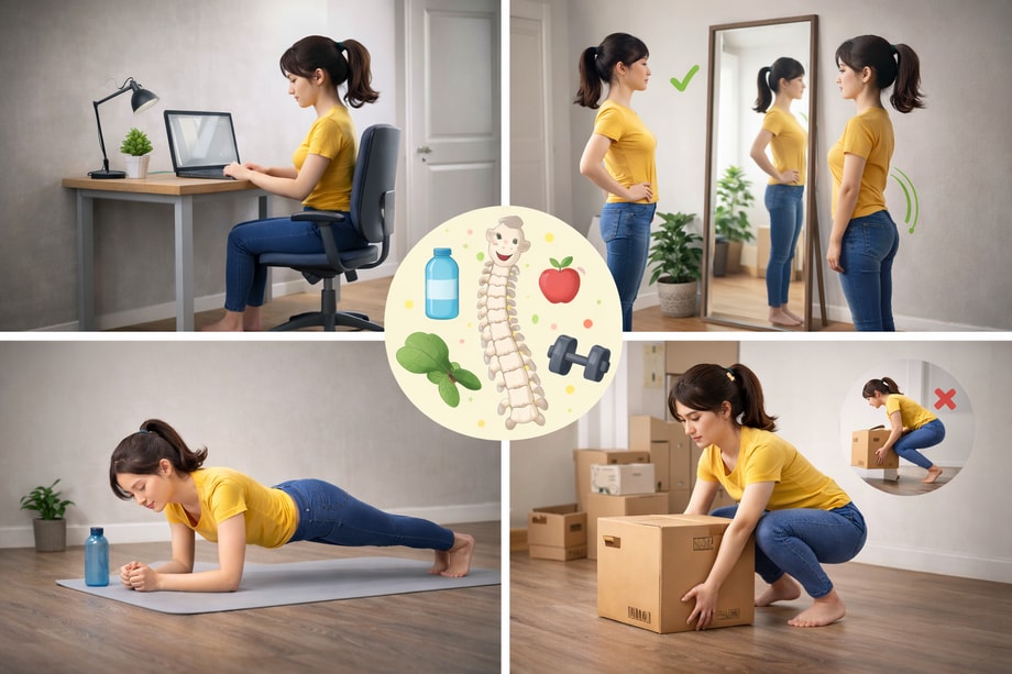 바른자세 유지 방법