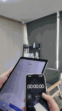 Bodydot completes four basic posture measurements and generates a report in about 30 seconds.