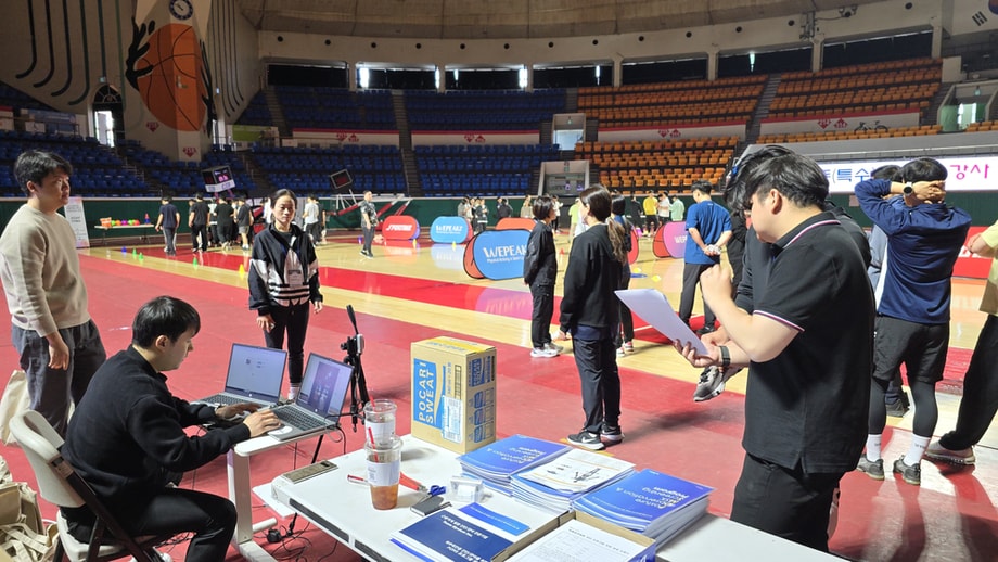 측면 거북목 검사