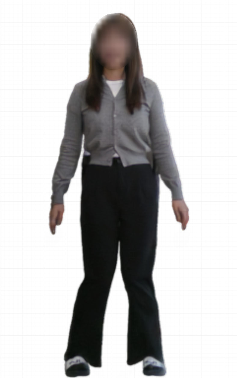 바디닷 피트니스 정면 자세 촬영 사진