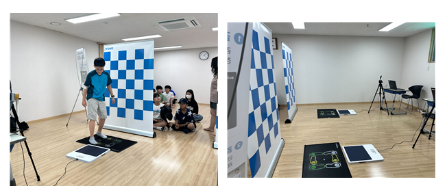 검사 현장 준비 및 검사 진행 모습