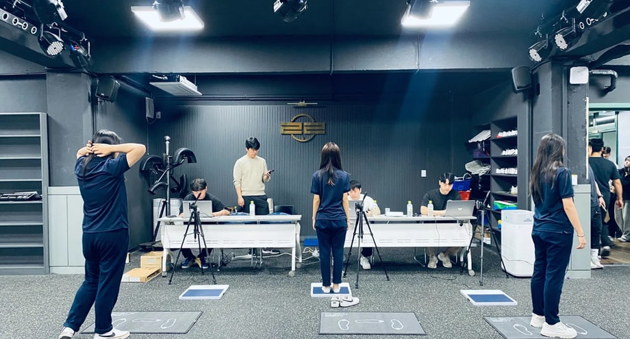 측면 체형 불균형 검사