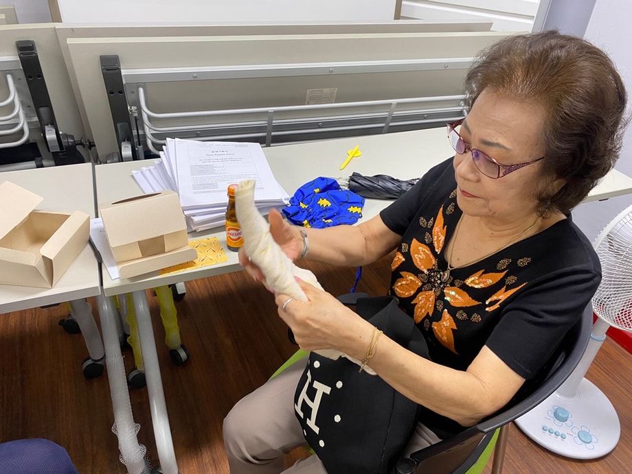 선물해드린 복주머니