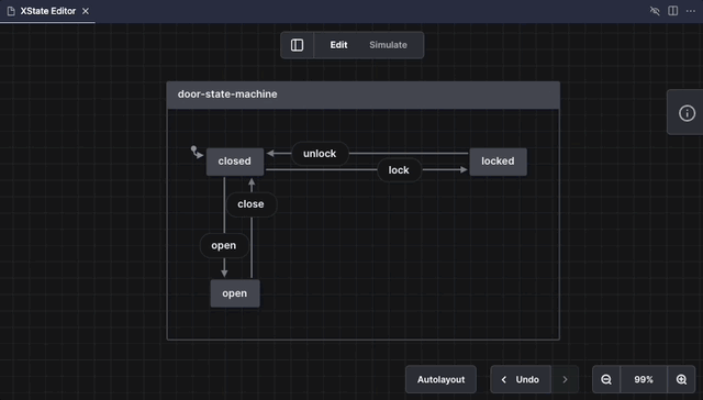 XState VSCode simulator