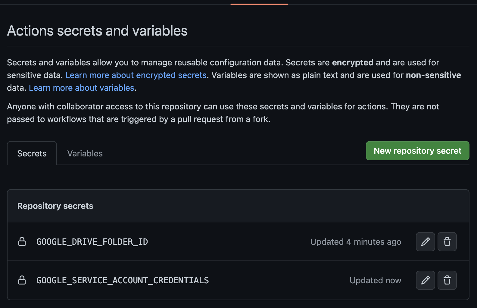GitHub Actions에서 Google Drive로 파일 업로드하기